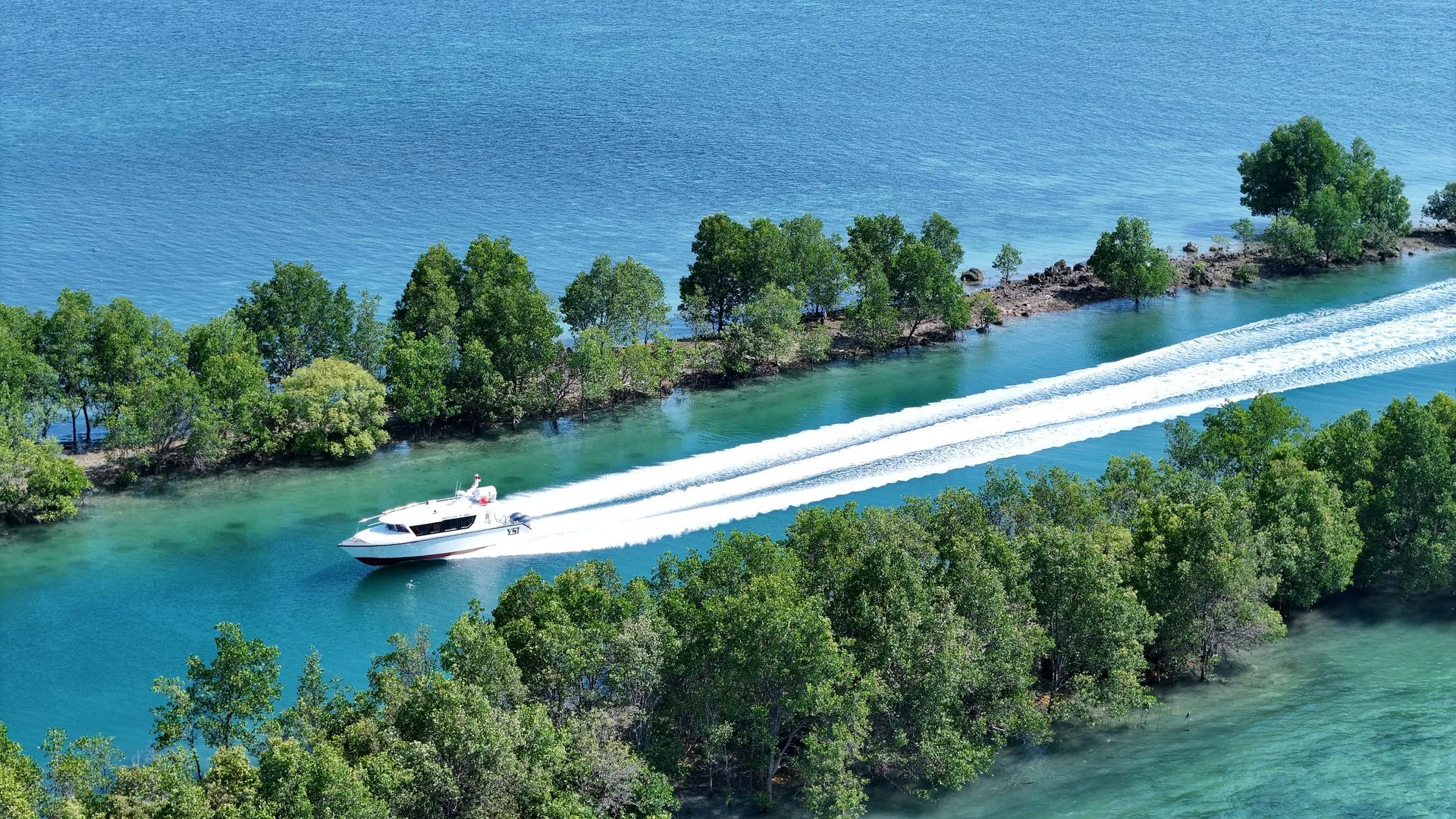 TGI operations aerial view